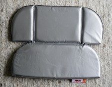 Sitzkissen Kleinkinder Lastenrad 50 x 20 cm, silberfarben, z.B. auf Babboe City