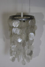 Deckenlampe Deckenleuchte Muschelleuchte Capiz Perlmutt Muschellampe wohl 70er