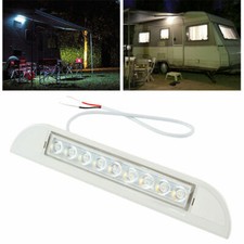 23cm 12V LED Außenlampe 400 Lumen warmweiß Wohnwagen Wohnmobil Caravan Boot NEU+