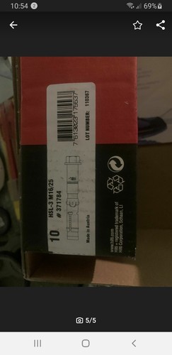 Hilti schwerlastanker