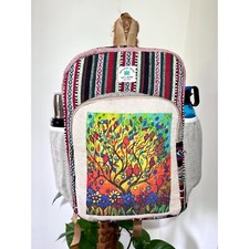 Großer Hanf Rucksack Hippie
