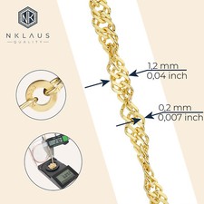 Echte 333-585-750r Gelb Gold