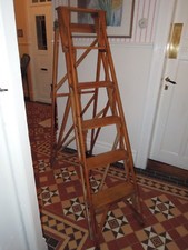 Bibliotheksleiter Büchertreppe England ca. 1930 "Woodware" A 1