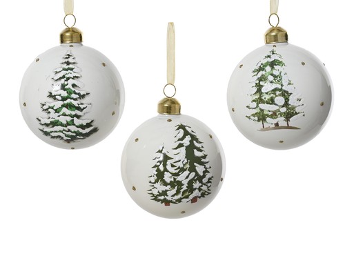 Weihnachtskugeln 8cm glas - weihnachtskugeln,