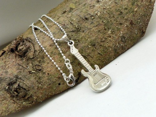 Halskette gitarre kette 925 - kette,