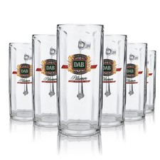 6x DAB Glas 0,5l Bierkrug Humpen Seidel Dortmunder Aktien Brauerei Gläser Set