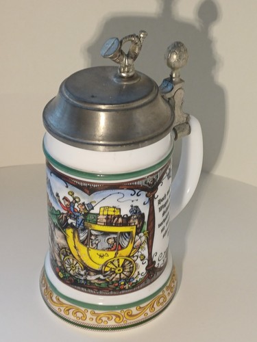 Schöner bierkrug mit - schöner,