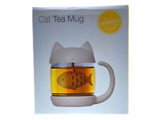 Katze - Teebecher mit integriertem Tee-Ei