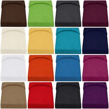 FROTTEE Spannbettlaken Spannbetttuch Bettlaken Standard & TOPPER 200 Gr/m² Laken