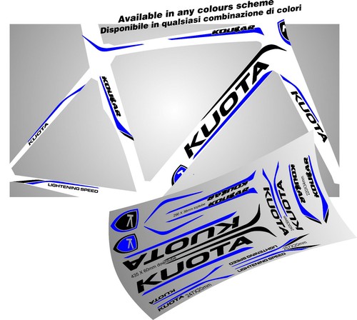 Kuota kougar aufkleber sticker - kuota,