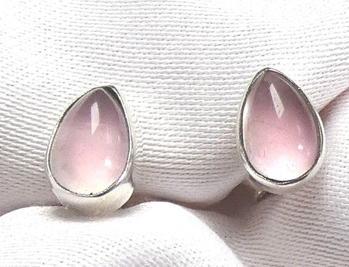 Rosenquarz ohrstecker 925 - 🌸rosenquarz,