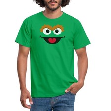 Sesamstraße Oscar Kostüm Gesicht Männer T-Shirt