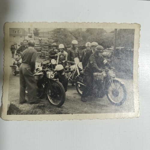 Original foto motorrad rennen - original,