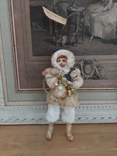 Christbaumschmuck Oblatenfigur Weihnachten Antik alt Nostalgie