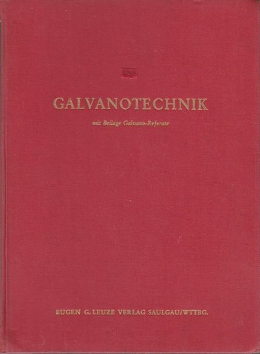 Galvanotechnik band - galvanotechnik.,