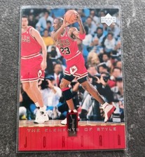 Michael Jordan # 130 The Elements of Style 1998-99 Upper Deck MJ Living Legend