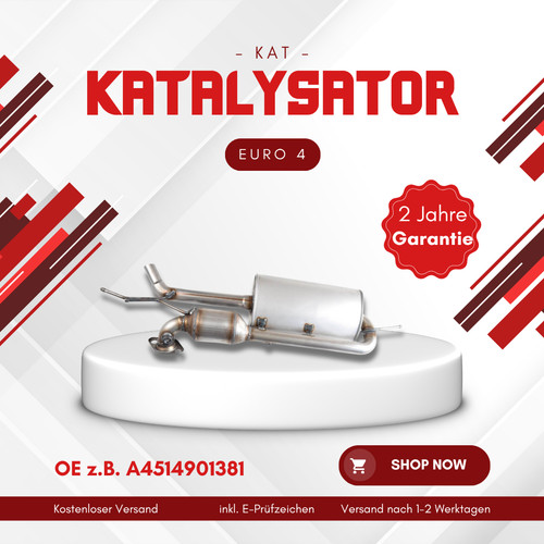 Katalysator kat für mercedes - kat,