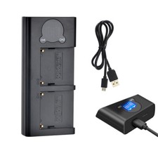 Dual LCD Ladegerät für Sony