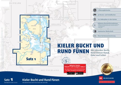 Sportbootkarten satz kieler - satz,