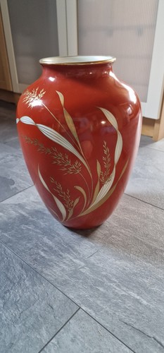 Porzellanvase handbemalt - porzellanvase,