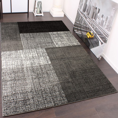 Designer teppich kurzflor karo - teppich,