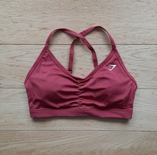 Sport BH Gymshark Rot Ruched