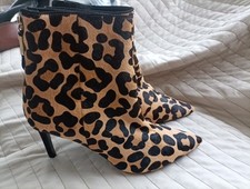Dune Leopard. Leder ? Fell Stiefel  Gr. 38 Neu 189E