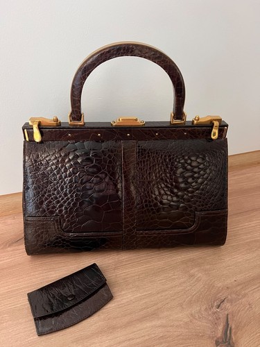 Vintage handtasche aus echtem - vintage,