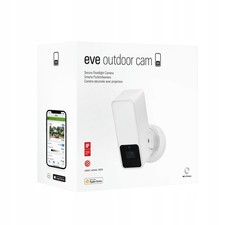 Eve Outdoor Cam 20ECA8101 1080p, weiße Außenkamera mit Bewegungsmelder