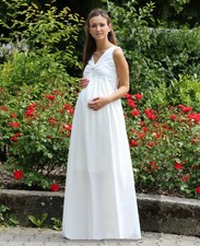 Maxi-Umstandsbrautkleid
