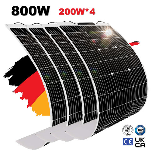 Flexibel solarmodul 800w - flexibel,
