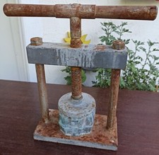 Alte Spindelpresse - RECO  Küvettenpresse -Dentalpresse - Zahnpresse Vintage