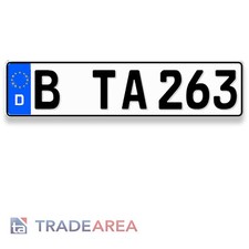 1 Standard Autokennzeichen |
