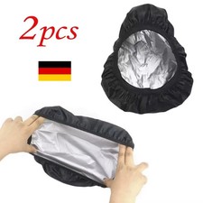 2x Sattelüberzug Schwarz