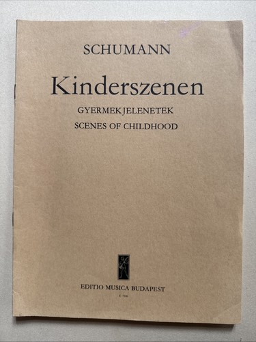 Notenhefte kinderszenen scenes - kinderszenen,