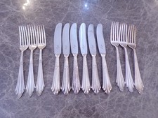 WMF 900 Fächermuster Vorspeisenbesteck 6 Personen 12 Teile Silber 90er TOP !