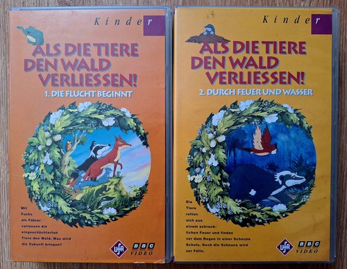 Vhs kassetten als die tiere - die,