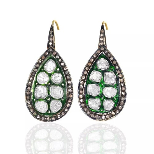 Rose cut polki pave diamant - rose,