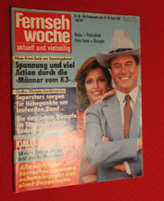 5244 Fernsehwoche 1988 38 * Larry Hagman * Linda Gray * Dallas * Männer vom K3