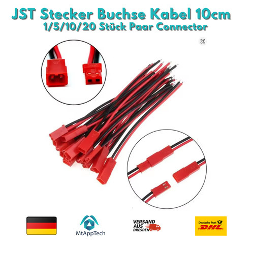 Jst pin stecker - jst, 2