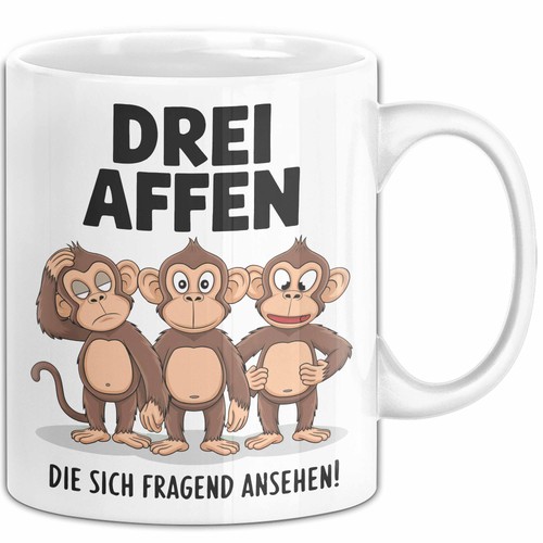 Affe tier tasse geschenk - affe,