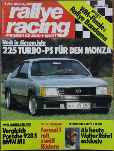 Rallye racing irmscher - 01/80,
