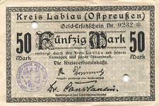 Labiau - Kreis - 50 Mark -
