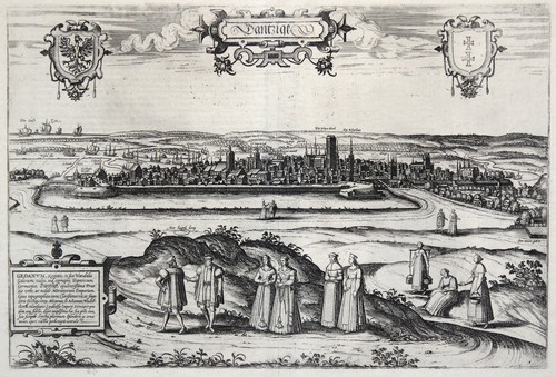 Danzig gdansk gesamtansicht - danzig,