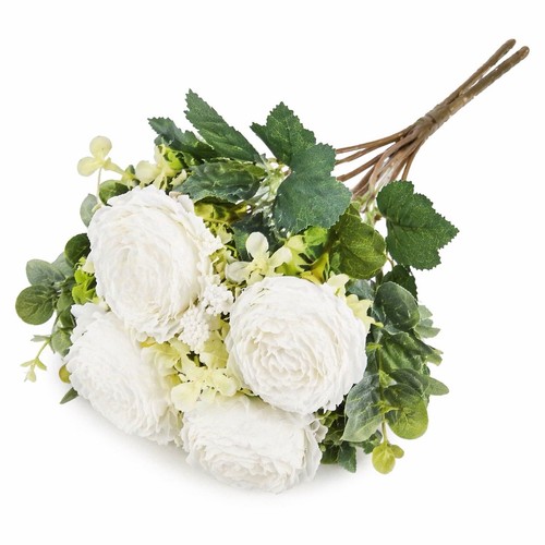 Kunstblumen strauß weiß - strauß,