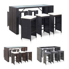 Gartenbar Set 7-tlg. Poly