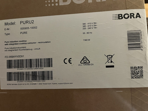 Bora puru2 induktions - puru2, induktions-kochfeld