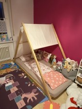 Kinderbett Poppy ca. 90x200 cm Natur Echtholz