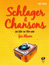 Schlager & Chansons der 50er bis 70er Jahre Songbook Noten für Klavier