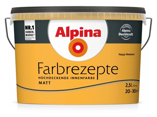 Alpina farbrezepte wandfarbe - alpina,